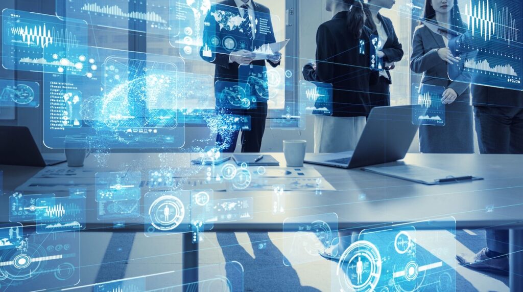 Digital imagery in a conference room