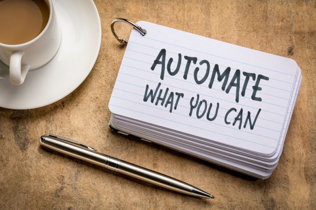 Automate what you can notecard